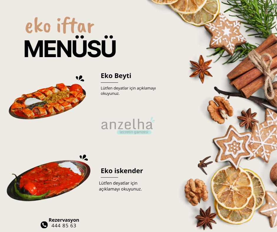 Eko İftar Menüsü