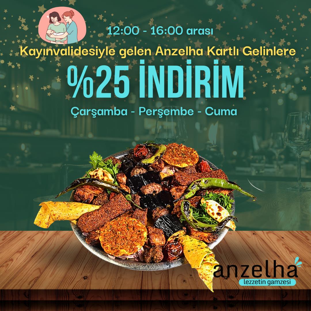 Anzelha Karışık Kebap 2 kişilik