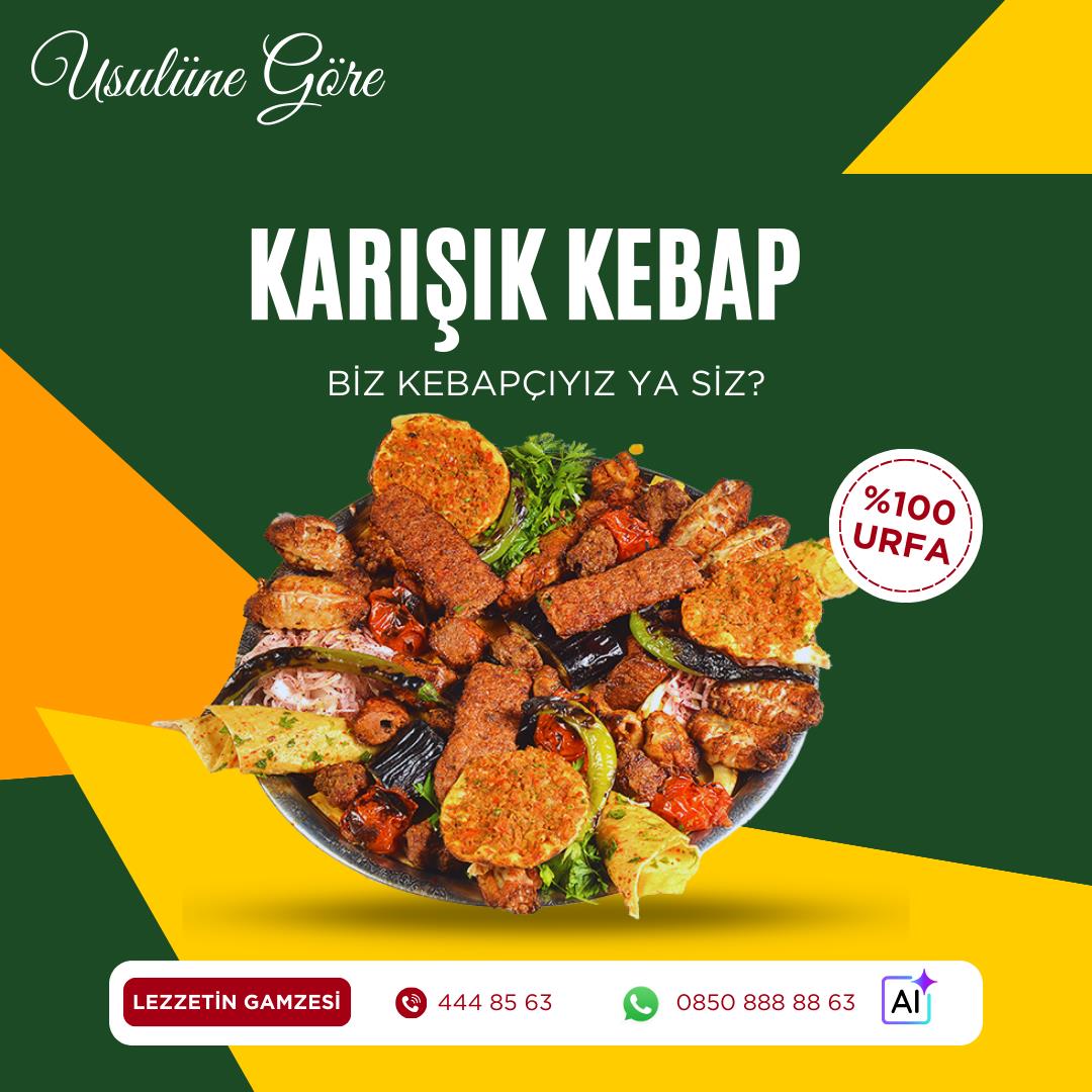 Anzelha karışık kebap 3 Kişilik